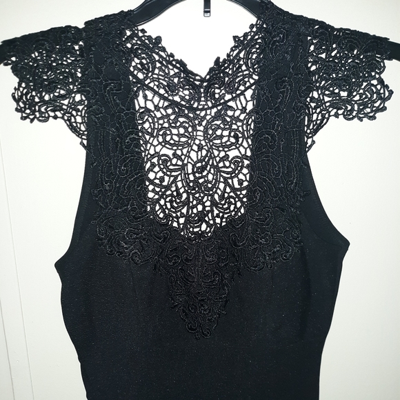 Lace chest mini dress - Picture 2 of 6